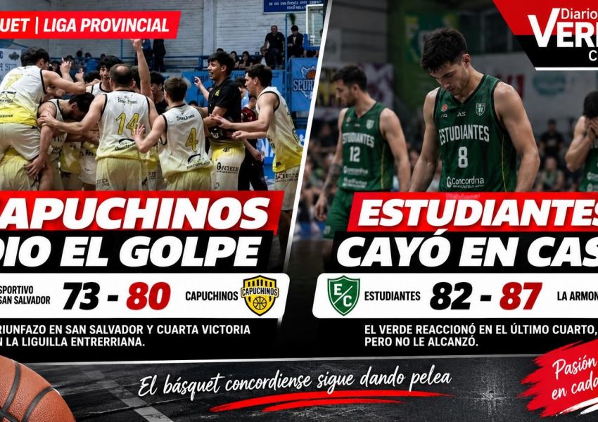Capuchinos dio el golpe en San Salvador y Estudiantes no pudo en Concordia