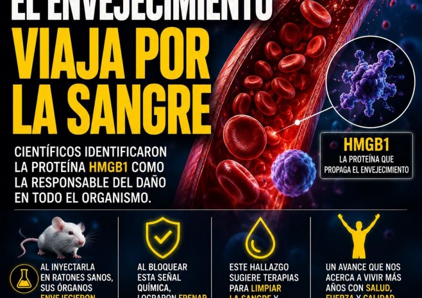 Científicos descubren que el envejecimiento “viaja” por la sangre y podría frenarse