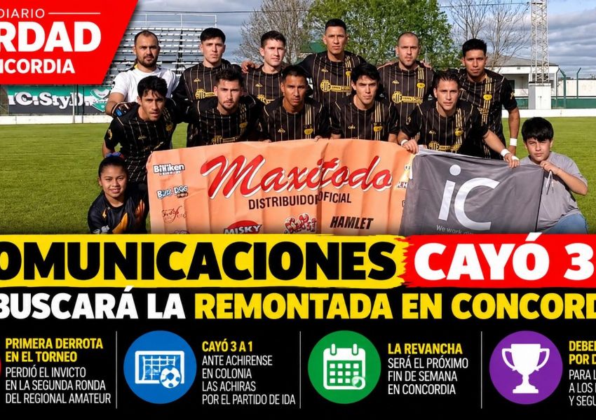 Comunicaciones cayó ante Achirense y buscará la remontada en Concordia