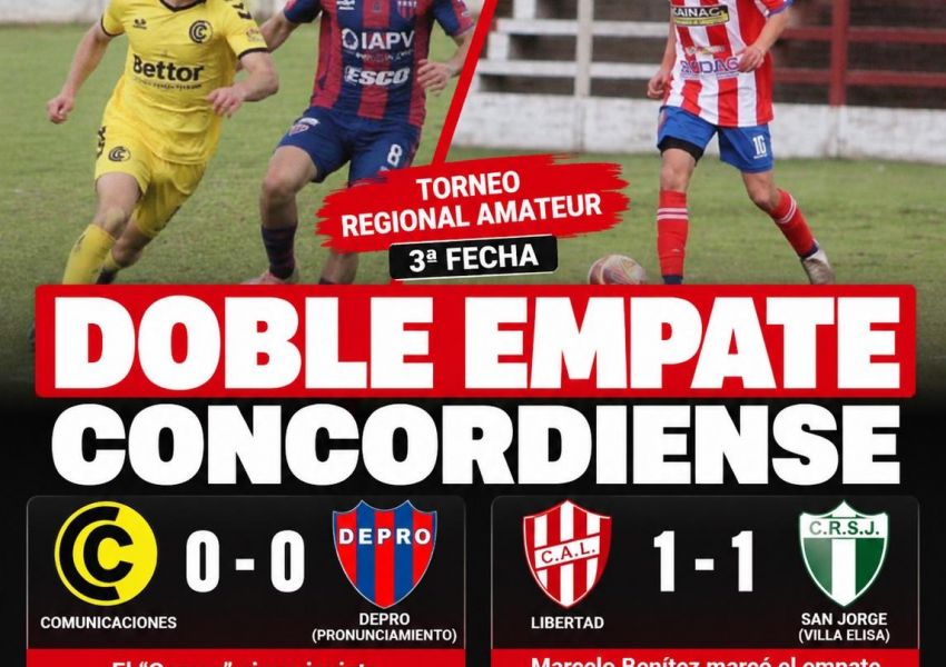 Comunicaciones sigue invicto y Libertad aún busca su primer triunfo en el Regional