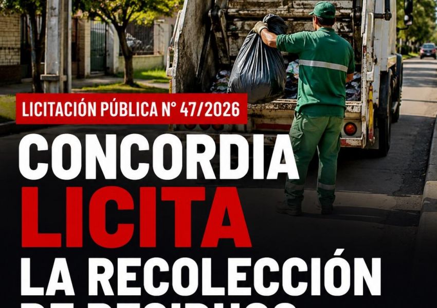 Concordia busca mayor transparencia: el Municipio llama a licitación pública para la recolección de residuos