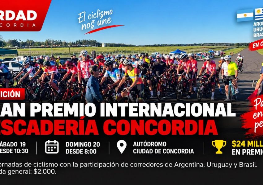 Concordia recibe la 10ª edición del Gran Premio Internacional Pescadería con $24 millones en premios