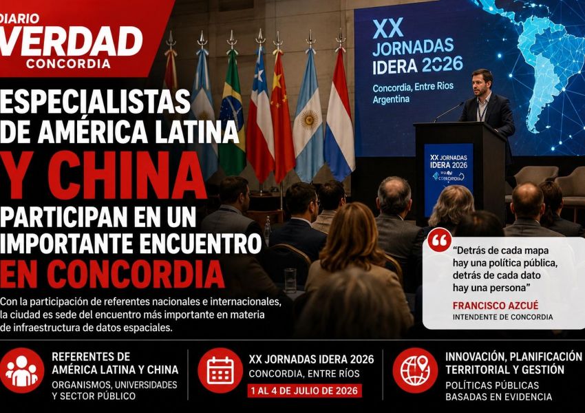 Concordia reúne a especialistas de América Latina y China en las XX Jornadas IDERA 2026