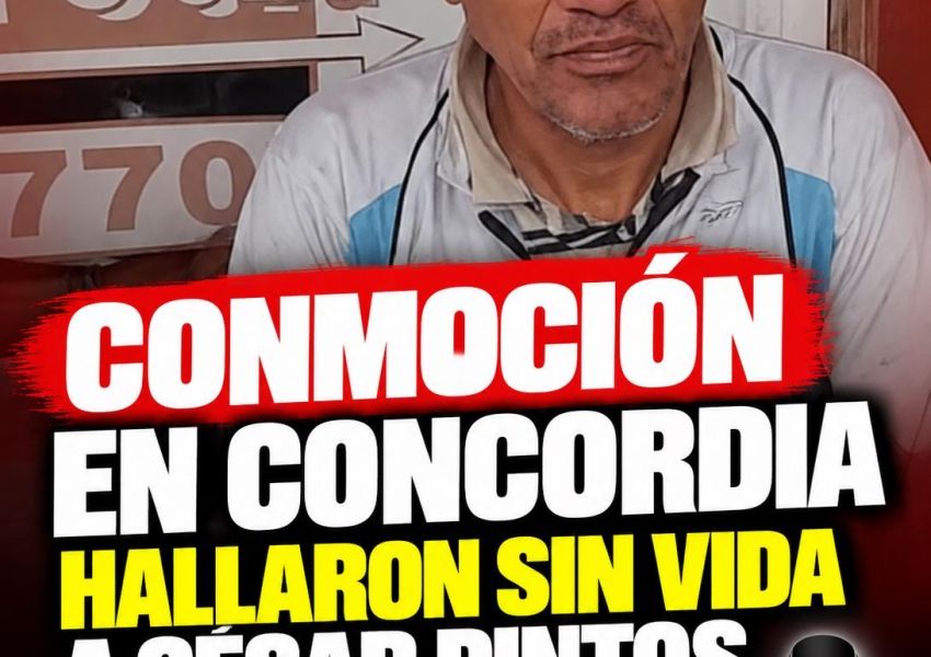 Conmoción en Concordia: hallaron sin vida a un conocido vecino que durante años recorrió el centro