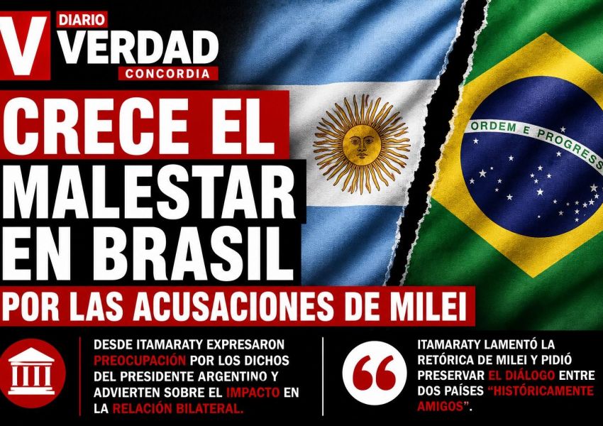 Crece el malestar en Brasil tras las nuevas declaraciones de Milei contra el gobierno de Lula