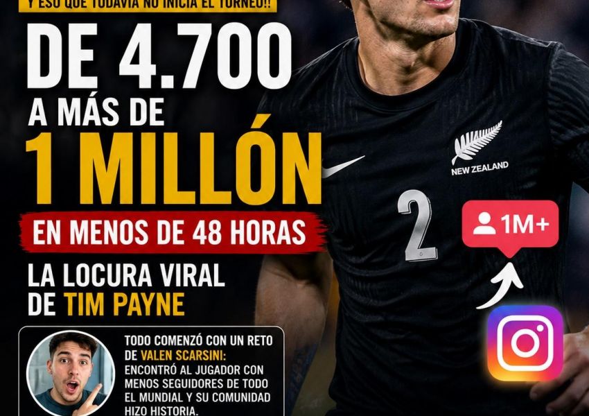 De 4.700 seguidores a más de un millón: la increíble historia de Tim Payne antes del Mundial