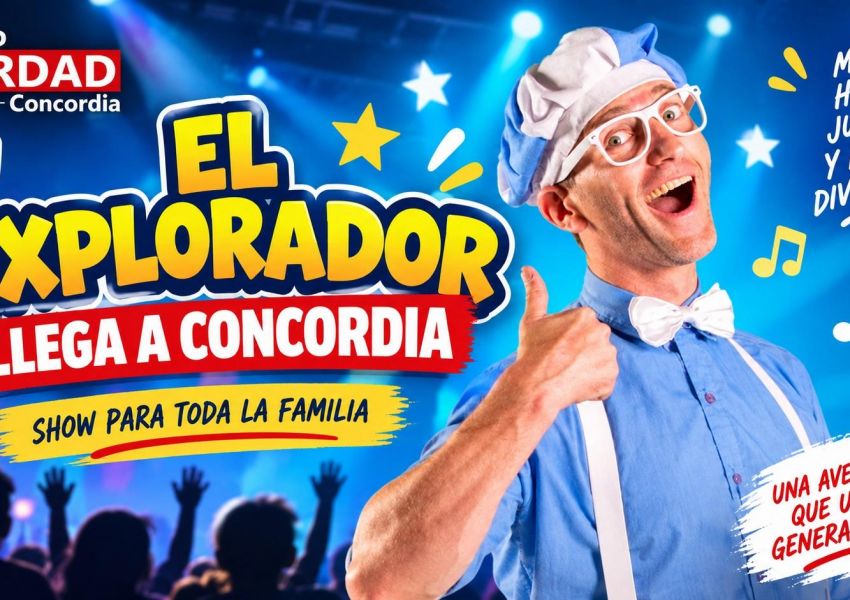 El Explorador llega a Concordia con un nuevo show para disfrutar en familia