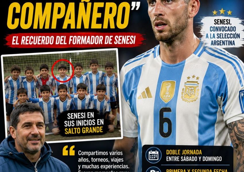 El formador de Senesi recordó sus inicios: “Era un chico que todos querían tener de compañero”
