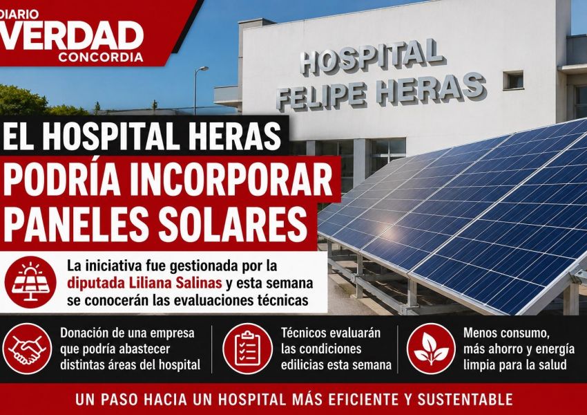 El Hospital Felipe Heras podría incorporar paneles solares para reducir el consumo energético