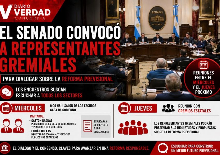 El Senado abre el debate por la reforma previsional y convoca a gremios docentes y estatales