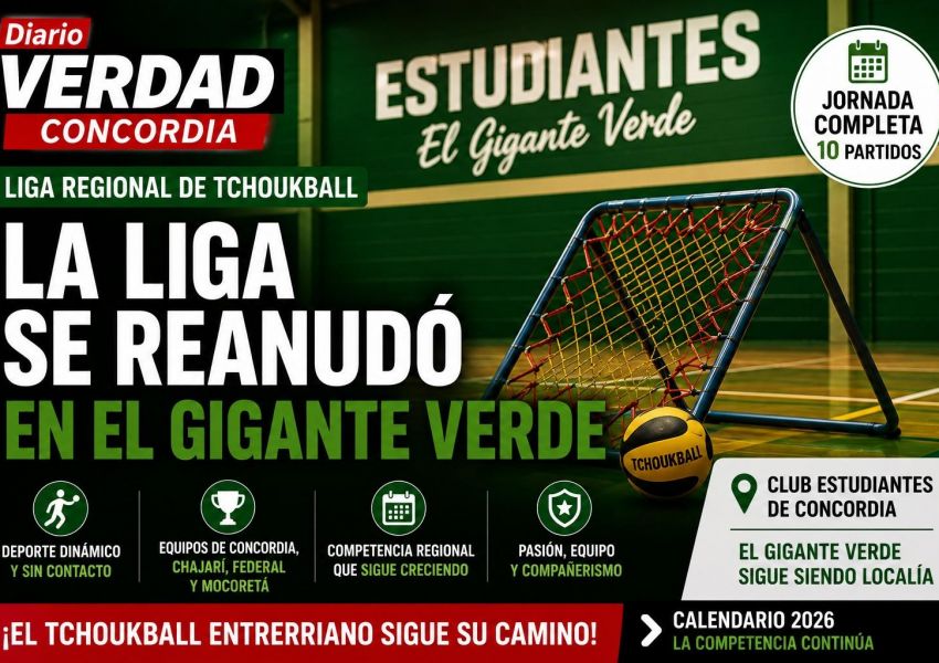 El Tchoukball volvió al Gigante Verde: Estudiantes fue protagonista de una nueva fecha de la Liga Regional