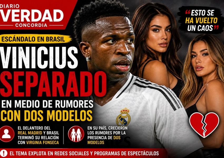ESCÁNDALO EN BRASIL: VINICIUS SEPARADO EN MEDIO DE RUMORES CON DOS MODELOS