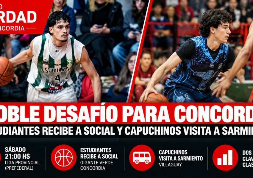 Estudiantes busca volver al triunfo y Capuchinos va por un triunfo clave en Villaguay