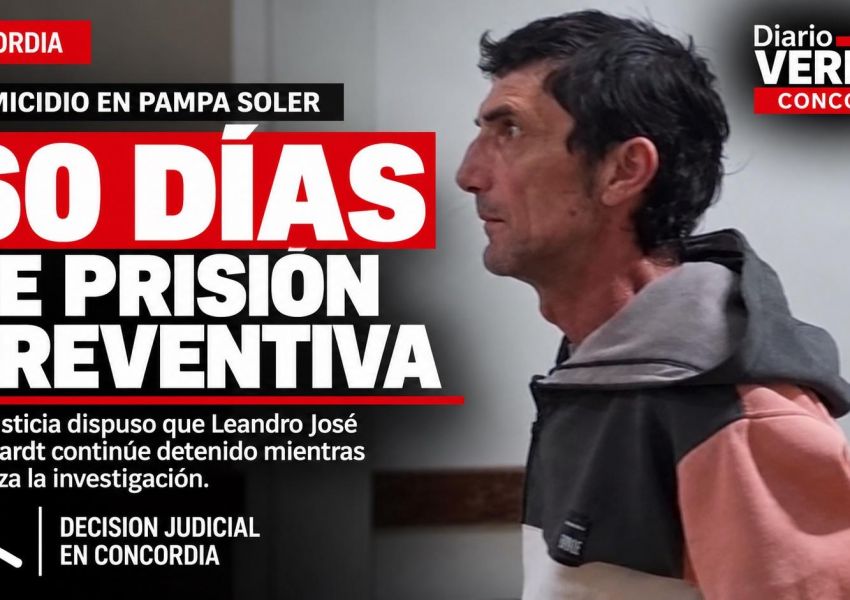 Femicidio en Pampa Soler: dictaron 60 días de prisión preventiva para el acusado