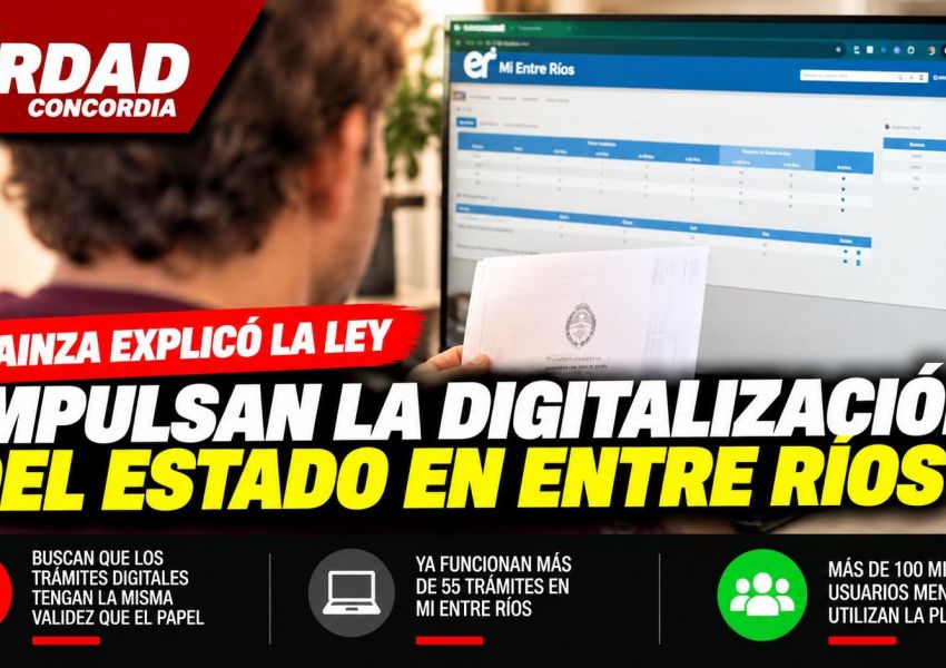 Gainza defendió la digitalización del Estado: “Queremos que los trámites digitales tengan la misma validez que el papel”