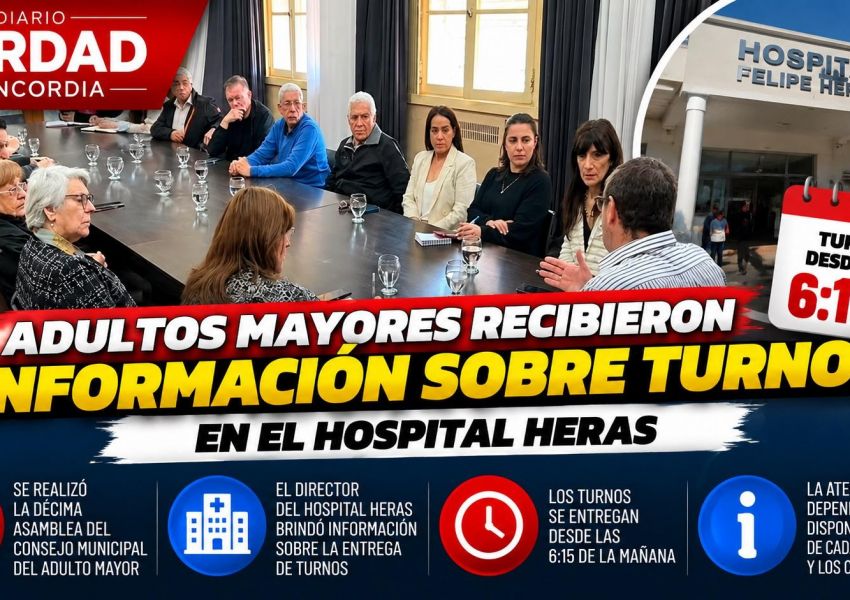 Hospital Heras: explicaron a adultos mayores cómo acceder a turnos para ser atendidos en el día