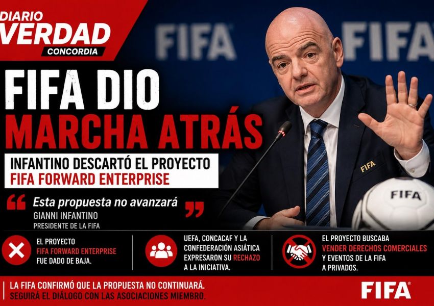Infantino dio marcha atrás con el proyecto FIFA Forward Enterprise tras el rechazo de las confederaciones