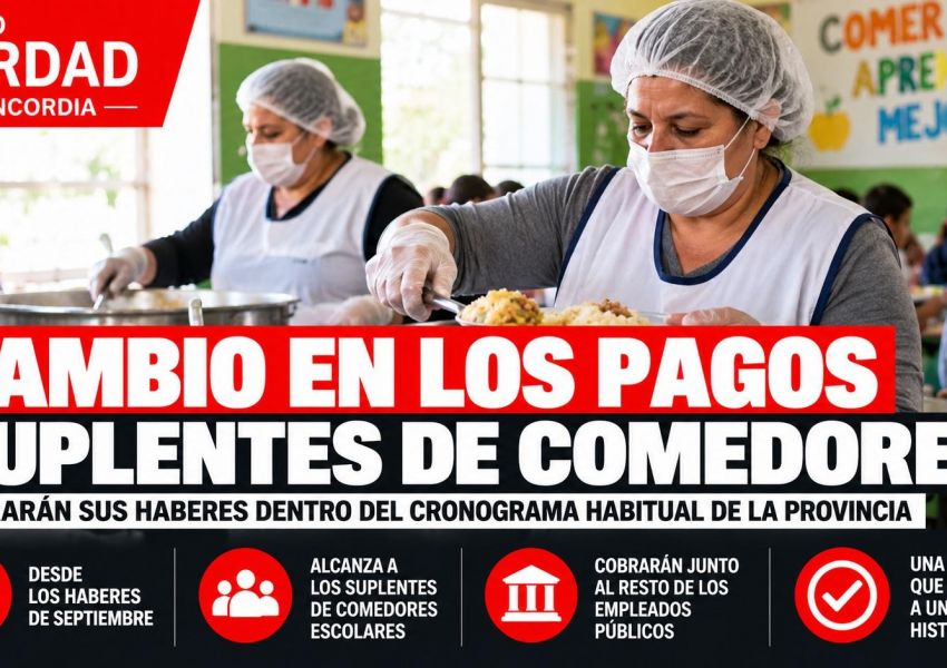 Los suplentes de comedores escolares cobrarán junto al resto de los empleados públicos