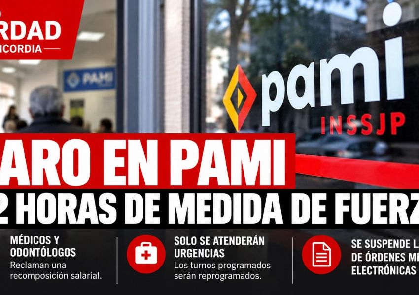 Médicos y odontólogos de PAMI iniciaron un paro de 72 horas: sólo atenderán urgencias