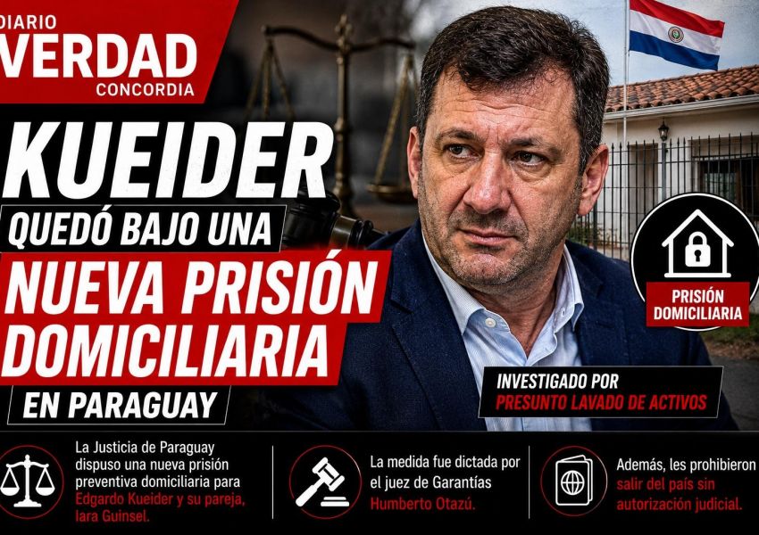 Nuevo revés judicial para Kueider: seguirá con prisión domiciliaria en Paraguay