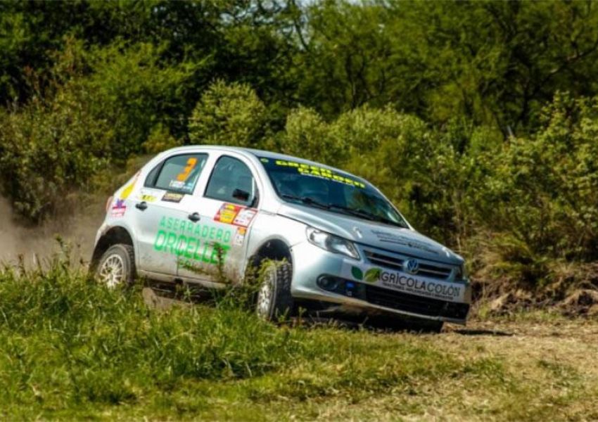 Orcellet y Locher ganaron la apertura del Rally Entrerriano en Primero de Mayo