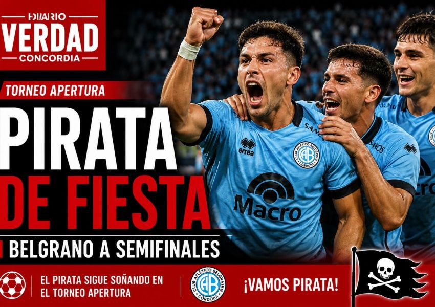 Pirata de fiesta: Belgrano se metió en semifinales del Torneo Apertura