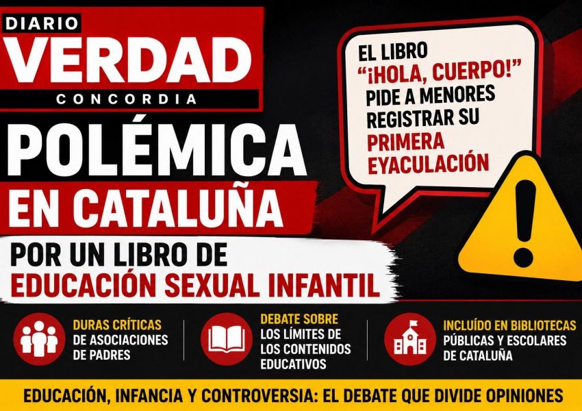 Polémica en Cataluña por un libro infantil que propone registrar la primera eyaculación