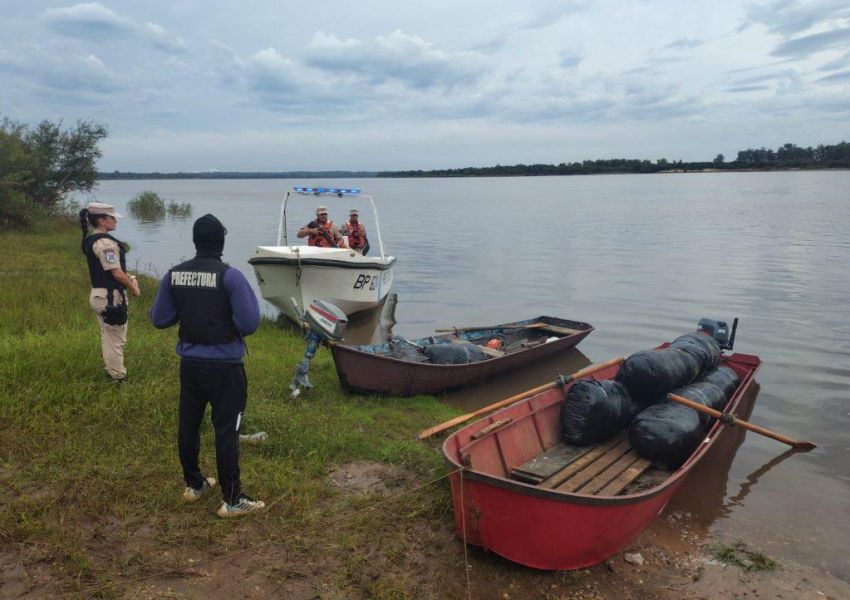 Prefectura Concordia frustró una maniobra de contrabando en el río Uruguay