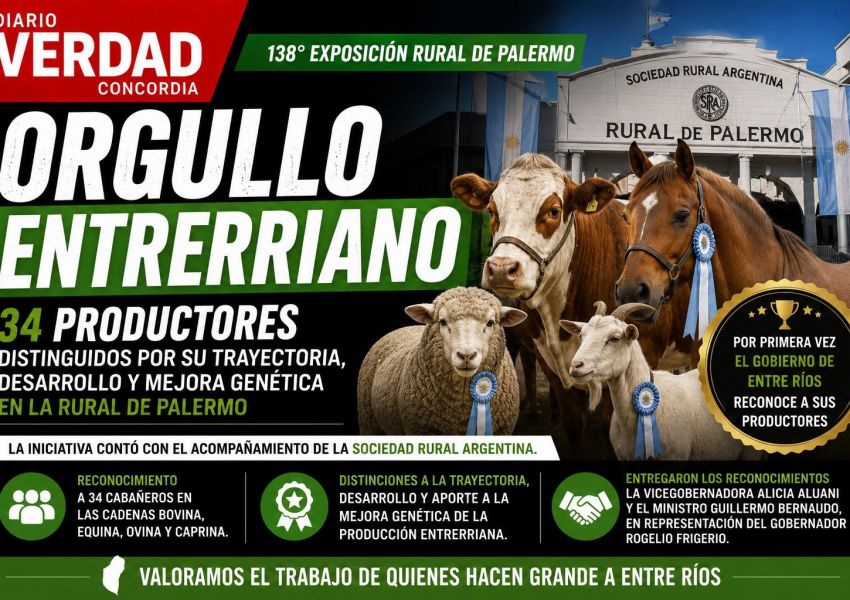 Productores entrerrianos fueron reconocidos por primera vez en la Rural de Palermo