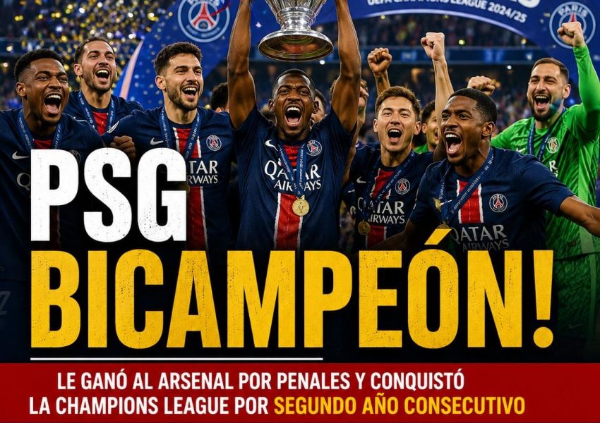 PSG hizo historia: venció al Arsenal por penales y conquistó su segunda Champions consecutiva