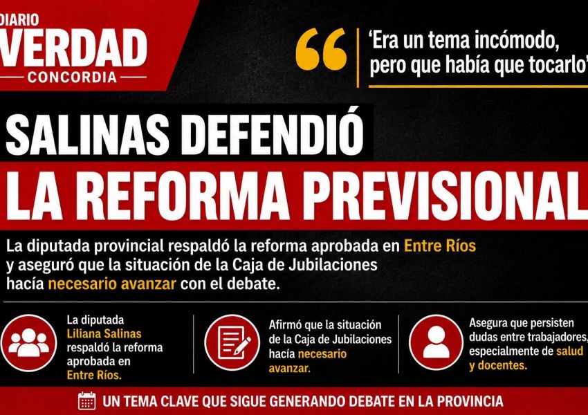 Salinas defendió la reforma previsional: 'Era un tema incómodo, pero había que tocarlo'