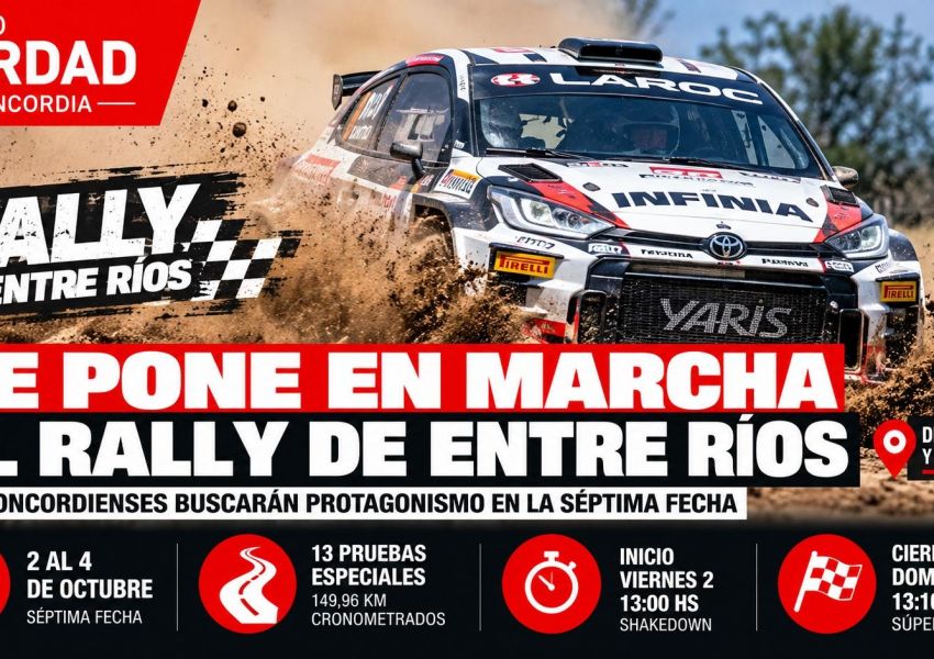 Se pone en marcha el Rally de Entre Ríos: Nadia Cutro y Victorio Ballay van por un fin de semana clave
