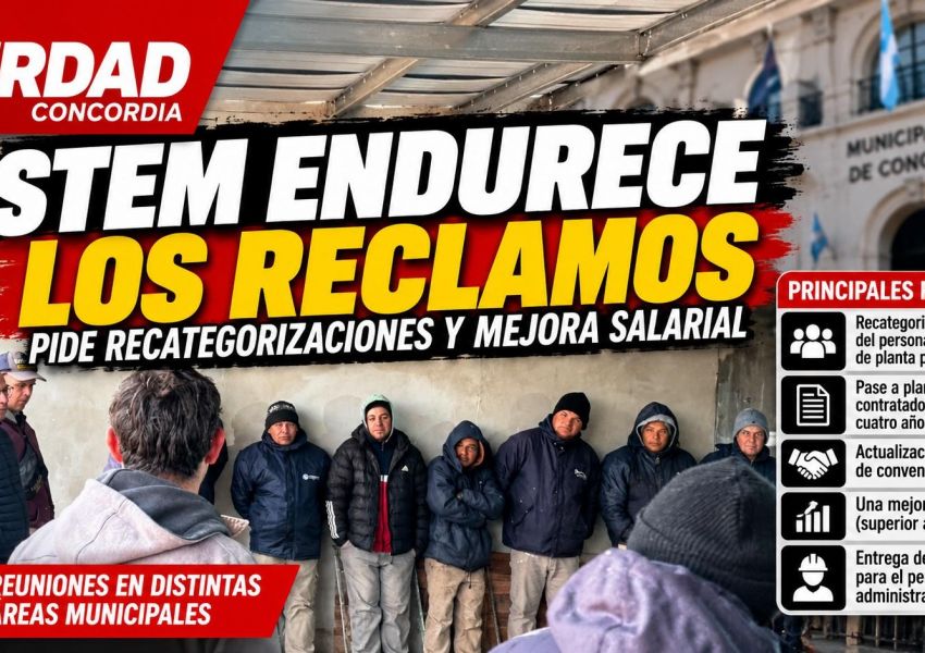 STEM endurece los reclamos y exige recategorizaciones, pase a planta y una mejora salarial