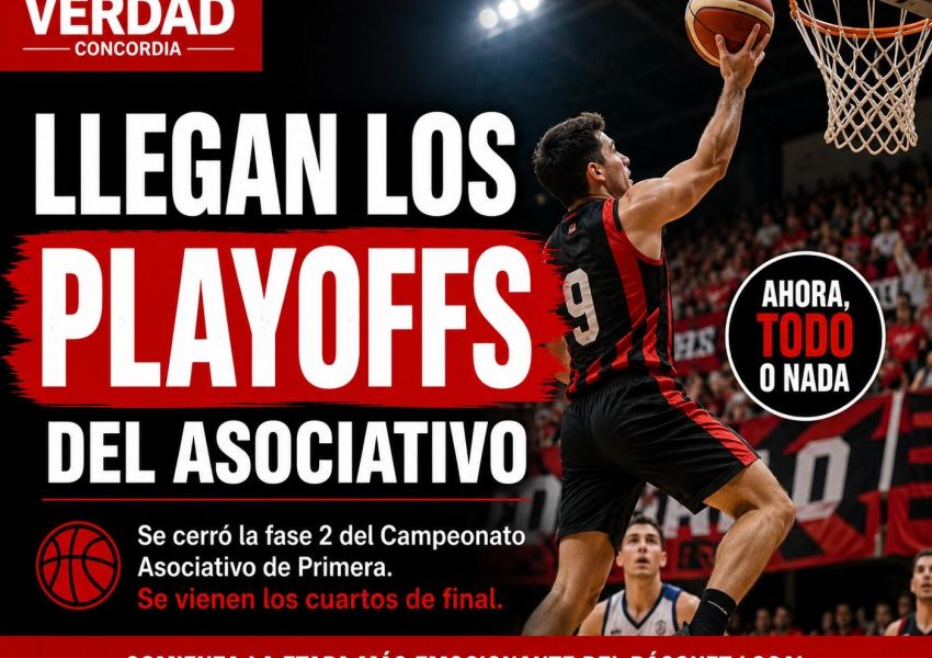 Terminó la fase regular y comienzan los playoffs del Asociativo de Básquet