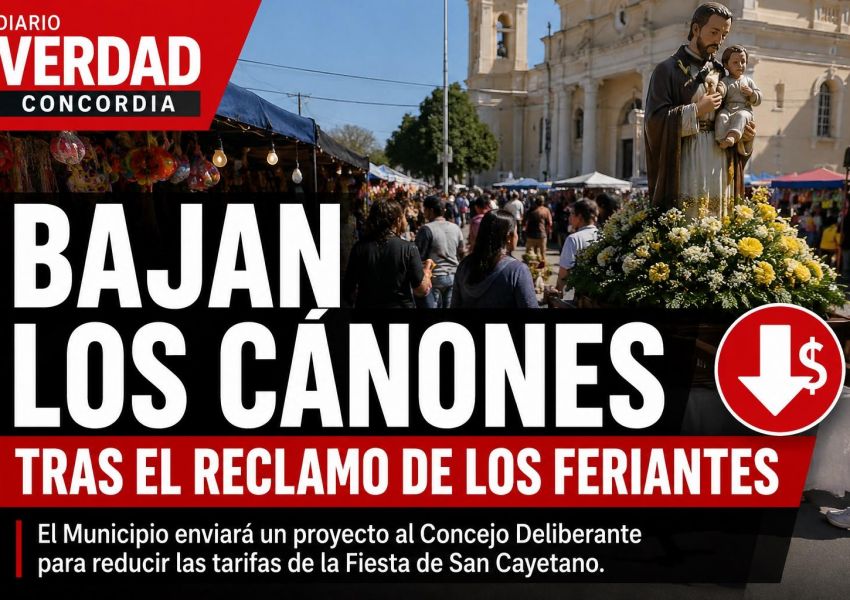 Tras el reclamo de los feriantes, el Municipio reducirá los cánones para la Fiesta de San Cayetano