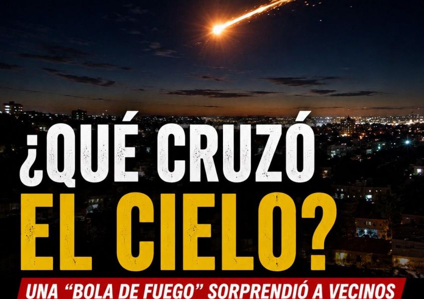 Una misteriosa 'bola de fuego' sorprendió a vecinos de Concordia y generó todo tipo de versiones